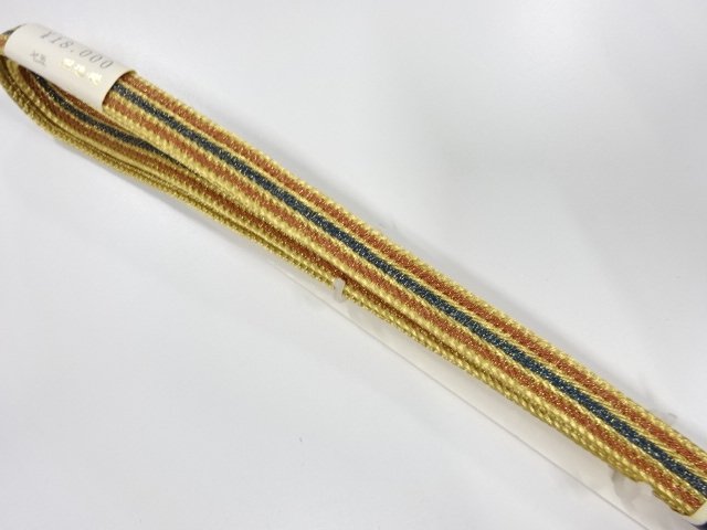  大特価品　上質　未使用品　正絹　手組帯締め